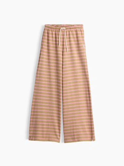Gap Kids Heavyweight Wide-leg Pants In Pink