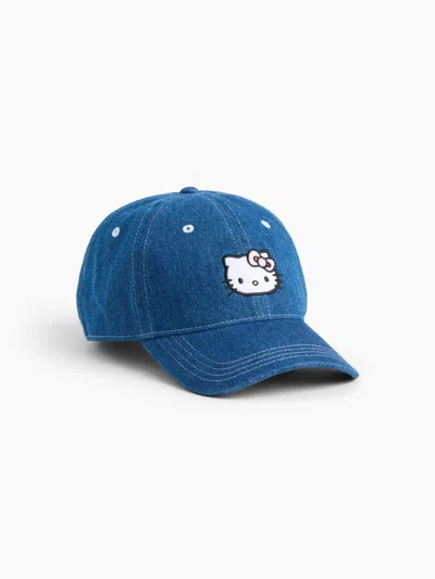 Gap Kids Hello Kitty Denim Baseball Hat In Blue
