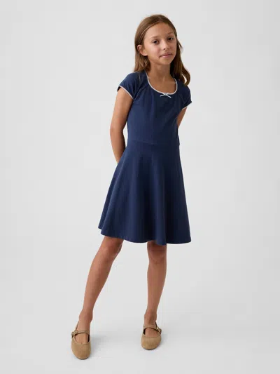 Gap Kids Jersey Dress In Vintage Navy