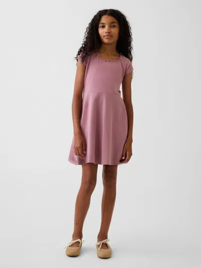Gap Kids Jersey Dress In Wispy Mauve