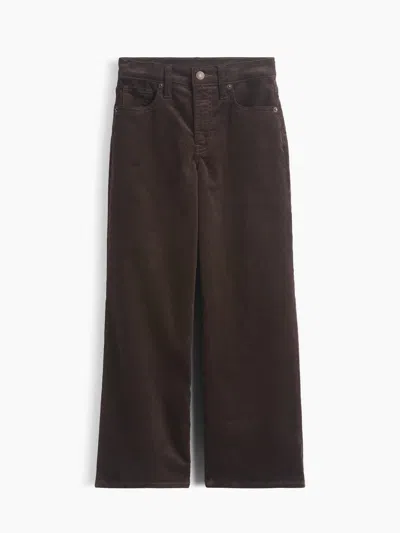 Gap Kids Low Rise Corduroy Stride Wide-leg Jeans In Terra Brown
