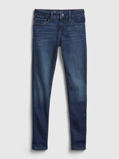 Gap Kids Mid Rise Everyday Super Skinny Jeans In Dark Wash
