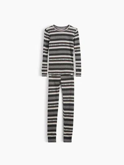 Gap Kids Organic Brushed Cotton Pj Set In Black