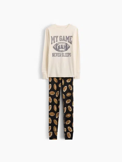 Gap Kids Organic Brushed Cotton Pj Set In Multi