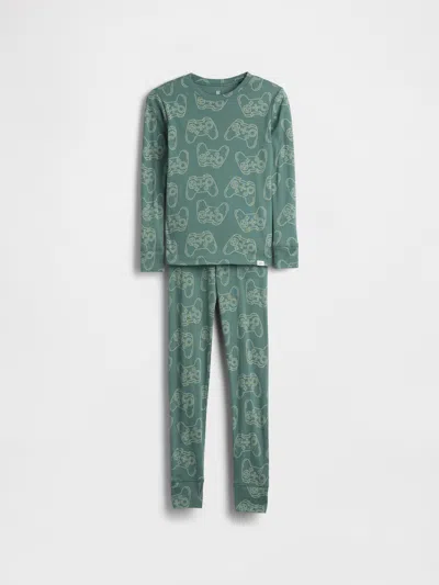 Gap Kids Organic Brushed Cotton Pj Set In Video Game