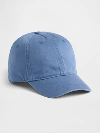 Gap Kids Organic Cotton Baseball Hat In Blue