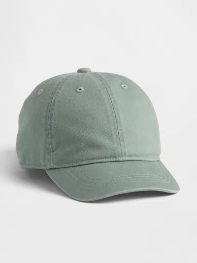 Gap Kids Overdye Baseball Hat In Green