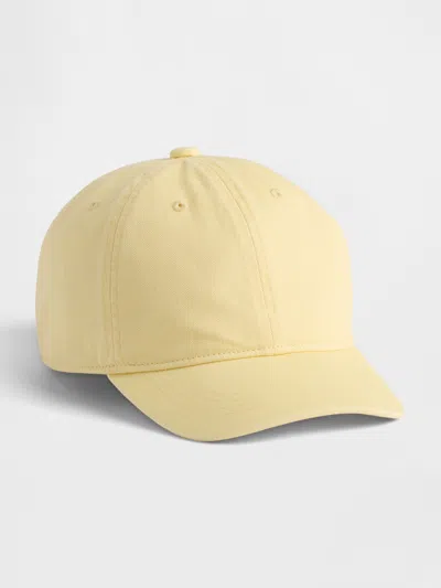Gap Kids Overdye Baseball Hat In Yellow