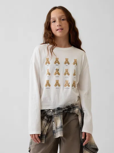 Gap Kids Oversized Graphic T-shirt In Multi