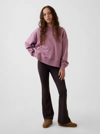 Gap Kids Performance Flare Leggings In Terra Brown