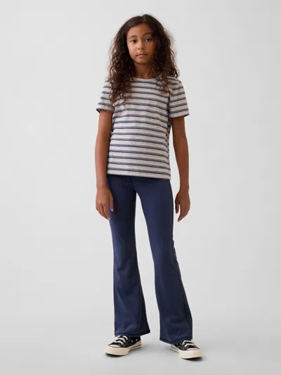 Gap Kids Performance Flare Leggings In Vintage Navy