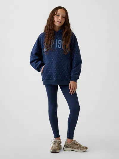 Gap Kids Performance Leggings In Vintage Navy