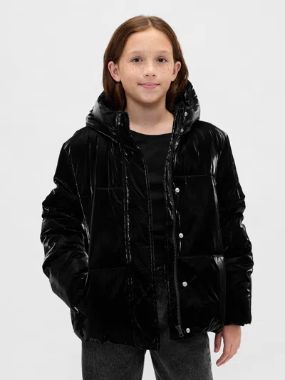 Gap Kids Puffer Jacket In Black