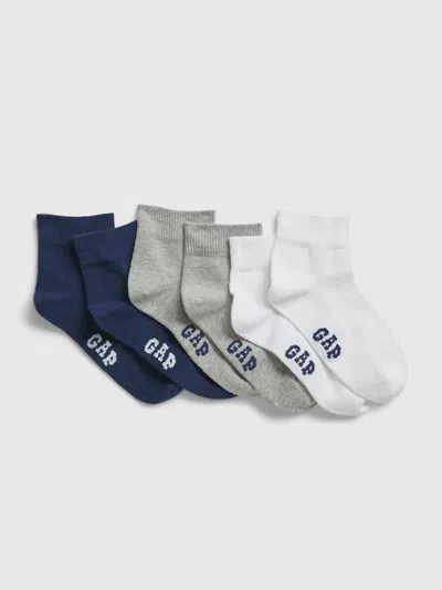 Gap Kids Quarter Crew Socks (3-pack) In Multi