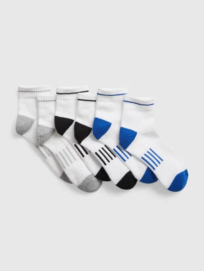 Gap Kids Quarter Crew Socks (3-pack) In Multi