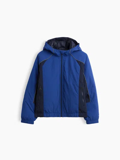 Gap Kids Recycled Midweight Puffer Jacket In Blue