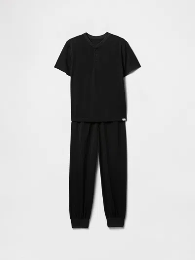 Gap Kids Recycled Pj Jogger Set In Moonless Night