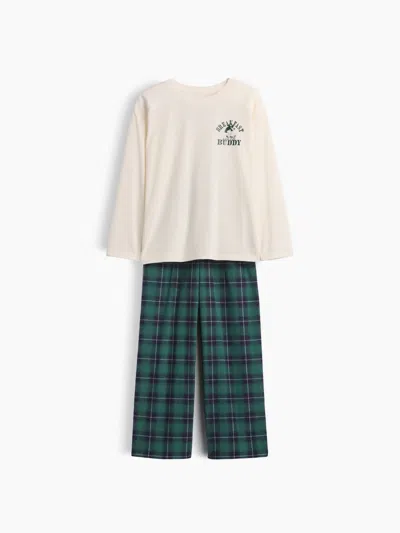 Gap Kids Recycled Pj Set In Neutral