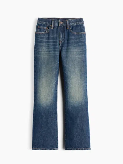 Gap Kids Relaxed Boot Jeans In Blue