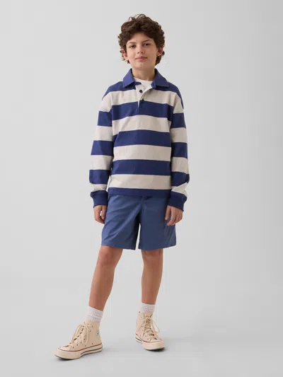Gap Kids Relaxed Easy Shorts In Bainbridge Blue