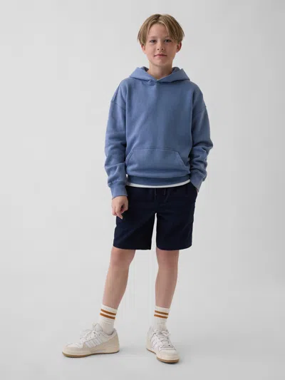 Gap Kids Relaxed Easy Shorts In Blue