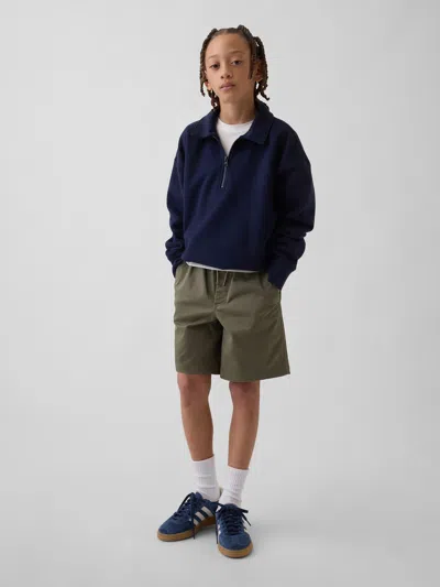 Gap Kids Relaxed Easy Shorts In Mesculen Green