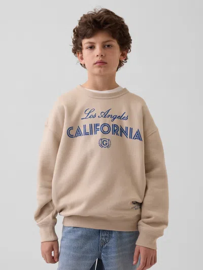 Gap Kids Relaxed Graphic Sweatshirt In Bedrock