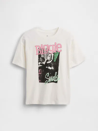 Gap Kids Relaxed Graphic T-shirt In Off White