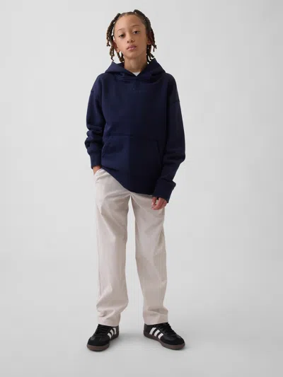 Gap Kids Relaxed Performance Pants In Off White