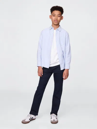 Gap Kids Relaxed Straight Jeans In Classic Navy