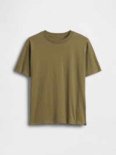 Gap Kids Relaxed T-shirt In Temporal Olive