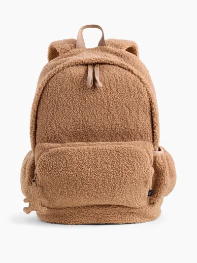 Gap Kids Sherpa Bear Backpack In Brannan Brown
