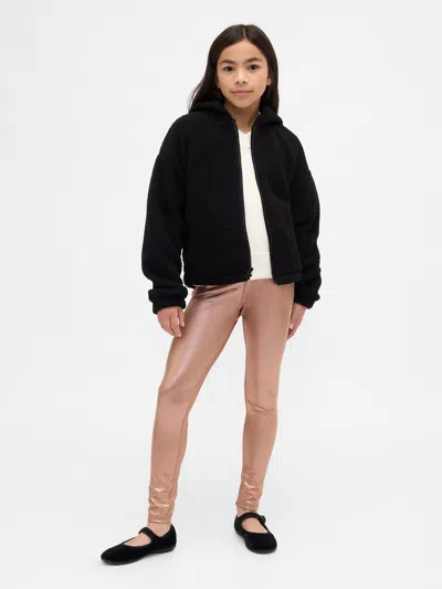Gap Kids Shine Leggings In Wassel Pink
