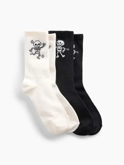 Gap Kids Skeleton Crew Socks (2-pack) In Multi