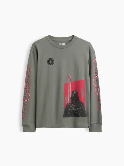 Gap Kids Star Wars Relaxed Graphic T-shirt In Castor Grey