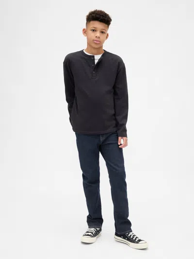 Gap Kids Straight Jeans In Dark Wash