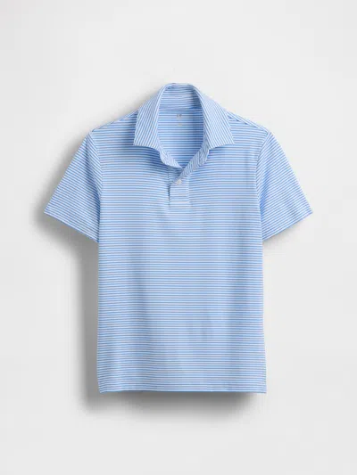 Gap Kids Tech Performance Polo Shirt In Blue