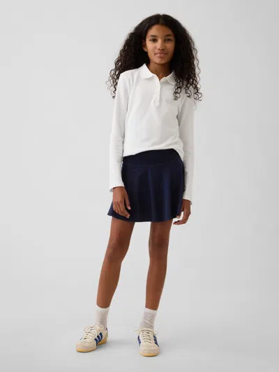 Gap Kids Uniform Easy Skort In Navy Uniform