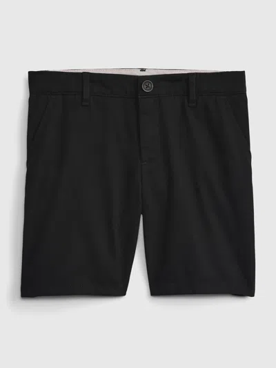 Gap Kids Uniform Midi Shorts In Black