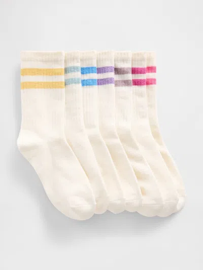 Gap Kids Varsity Crew Socks (7-pack) In Multi