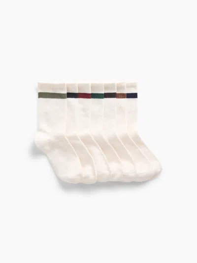 Gap Kids Varsity Crew Socks (7-pack) In Multi