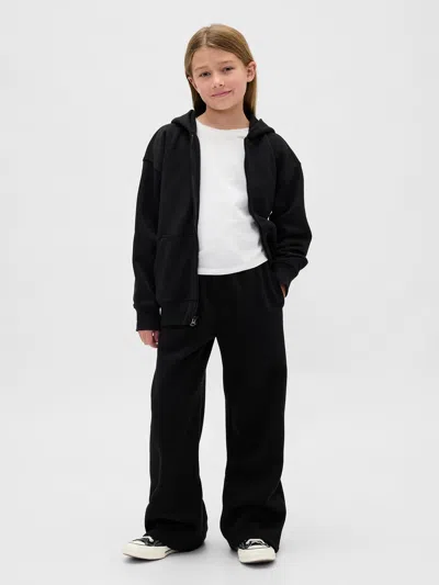 Gap Kids Vintagesoft Baggy Sweatpants In Black
