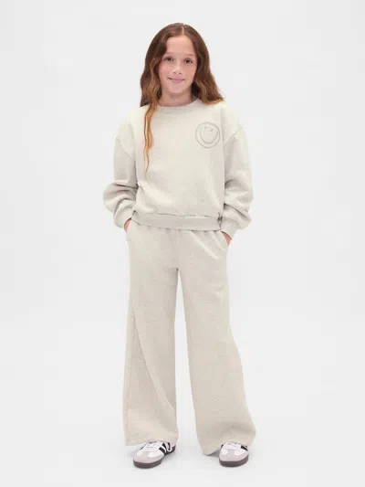 Gap Kids Vintagesoft Baggy Sweatpants In Grey