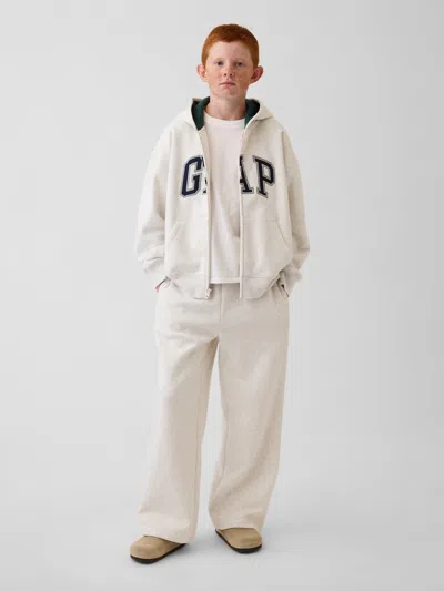 Gap Kids Vintagesoft Baggy Sweatpants In Pale Heather Grey