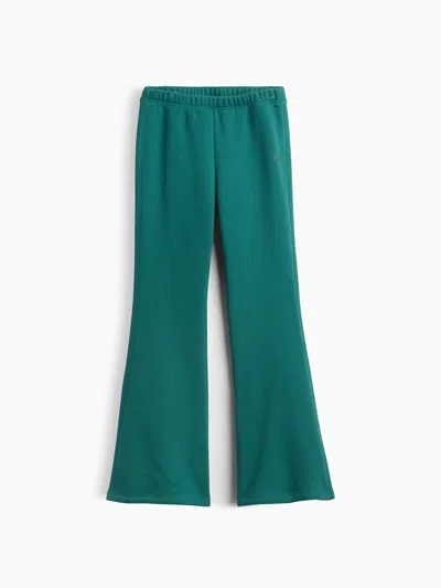 Gap Kids Vintagesoft Flare Sweatpants In Balsam Tree Green