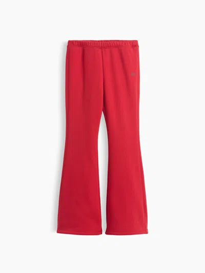 Gap Kids Vintagesoft Flare Sweatpants In Modern Red