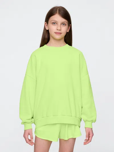 Gap Kids Vintagesoft Oversized Sweatshirt In Green