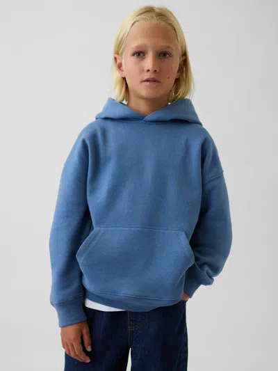 Gap Kids Vintagesoft Relaxed Hoodie In Bainbridge Blue
