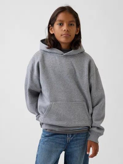 Gap Kids Vintagesoft Relaxed Hoodie In Gray