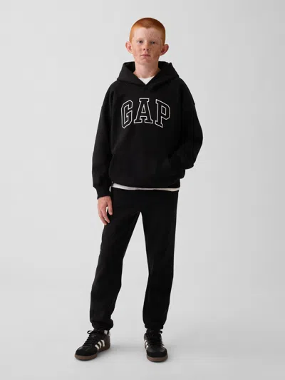 Gap Kids Vintagesoft Relaxed Joggers In Black